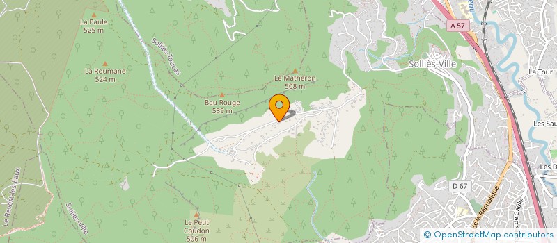 localisation de l'entreprise MONSIEUR ALAIN CAMMAERT  SOLLIES-VILLE