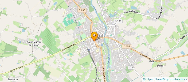 localisation de l'entreprise MONSIEUR ALAIN CAMPAN  NERAC