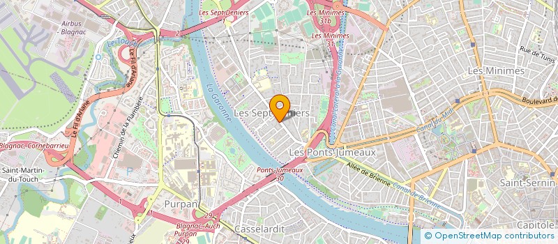 localisation de l'entreprise MONSIEUR ALAIN CAMPOURCY à TOULOUSE