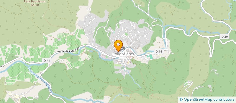 localisation de l'entreprise MONSIEUR ALAIN CAN  COLLOBRIERES