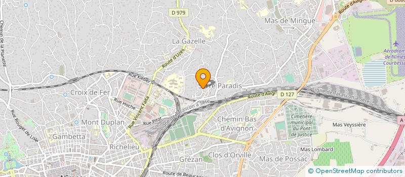 localisation de l'entreprise MONSIEUR ALAIN CANAL à NIMES