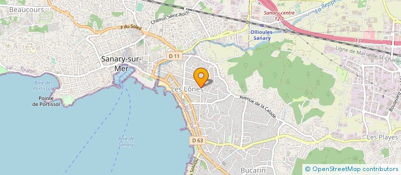 localisation de l'entreprise MONSIEUR ALAIN CANAQUE à SIX-FOURS-LES-PLAGES