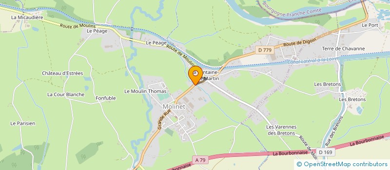 localisation de l'entreprise MONSIEUR ALAIN CANARD à MOLINET