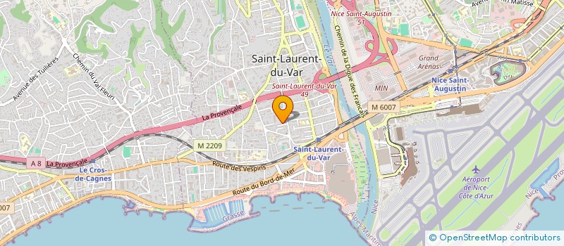 localisation de l'entreprise MONSIEUR ALAIN CANIONI à SAINT-LAURENT-DU-VAR