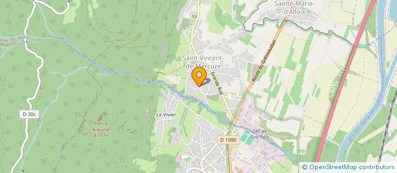 localisation de l'entreprise MONSIEUR ALAIN CANNAVO  LE TOUVET