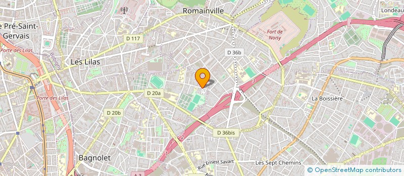 localisation de l'entreprise MONSIEUR ALAIN CANTUEL à BAGNOLET