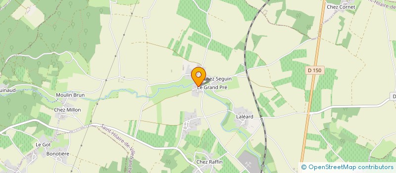 localisation de l'entreprise MONSIEUR ALAIN CANU  SAINT-HILAIRE-DE-VILLEFRANCHE