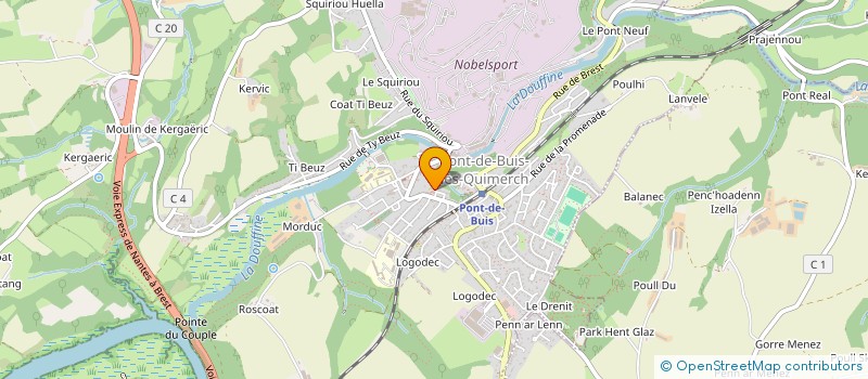 localisation de l'entreprise MONSIEUR ALAIN CAP  PONT-DE-BUIS-LES-QUIMERCH