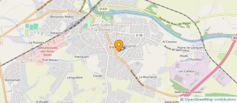 localisation de l'entreprise MONSIEUR ALAIN CAPDORDY à SAINT-SULPICE-LA-POINTE