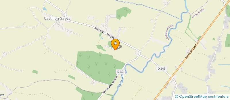 localisation de l'entreprise MONSIEUR ALAIN CAPERAN  CASTILLON-SAVES