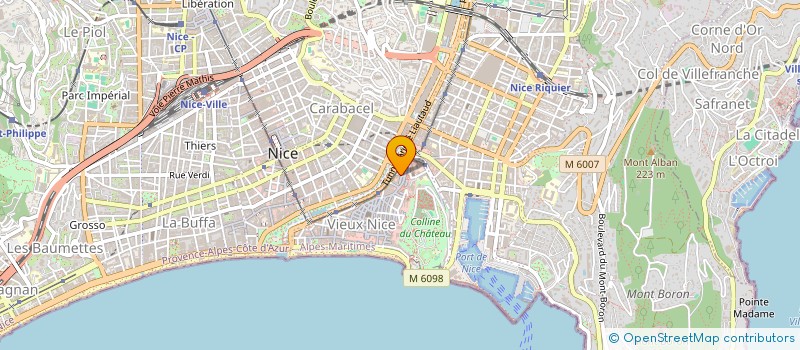 localisation de l'entreprise MONSIEUR ALAIN CARABALONA à NICE