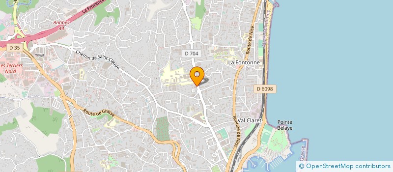 localisation de l'entreprise MONSIEUR ALAIN CARATINI  ANTIBES