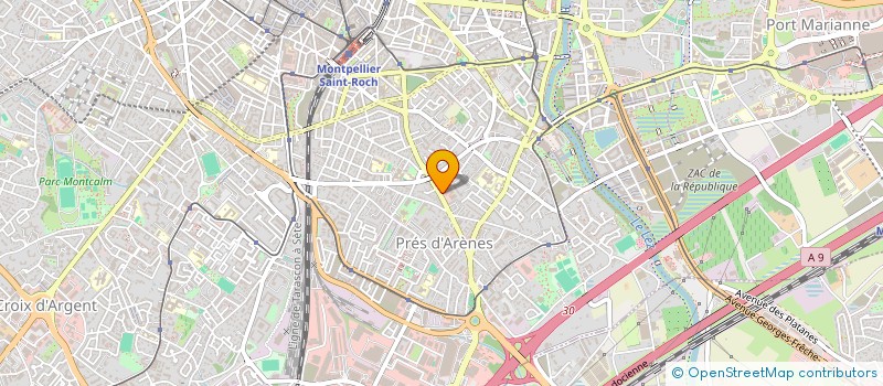 localisation de l'entreprise MONSIEUR ALAIN CARBASSE à MONTPELLIER