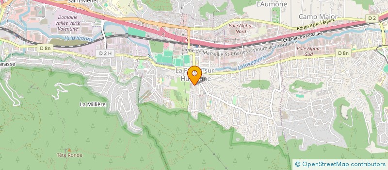 localisation de l'entreprise MONSIEUR ALAIN CARBONNEL  LA PENNE SUR HUVEAUNE