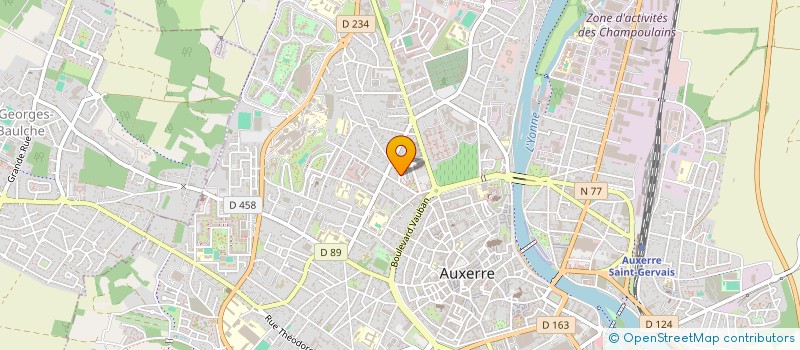 localisation de l'entreprise MONSIEUR ALAIN CARDOT à AUXERRE