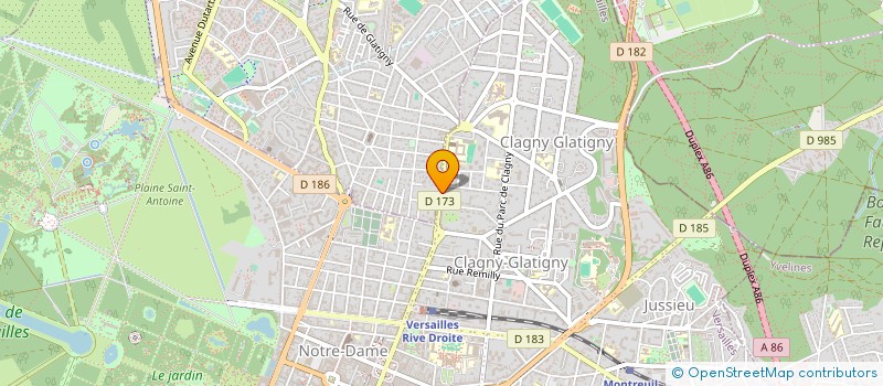 localisation de l'entreprise MONSIEUR ALAIN CARESCHE à VERSAILLES