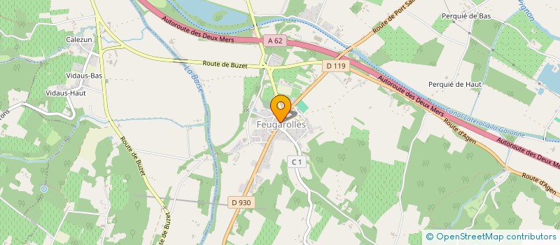 localisation de l'entreprise MONSIEUR ALAIN CARLAT-GAUCHEE  BARBASTE