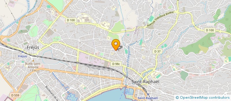 localisation de l'entreprise MONSIEUR ALAIN CARLI à FREJUS