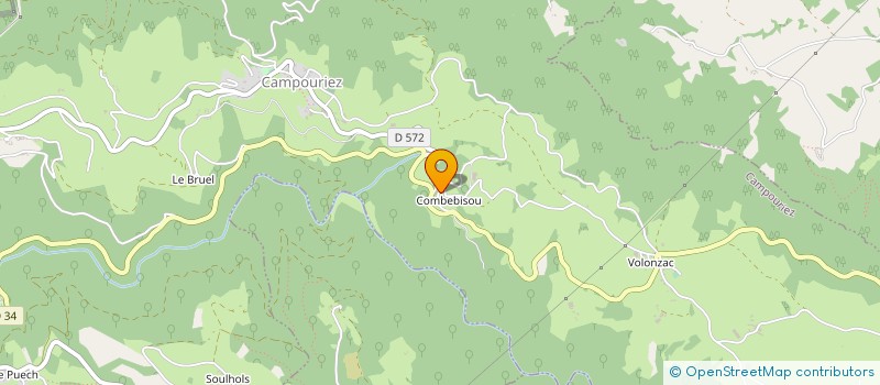 localisation de l'entreprise MONSIEUR ALAIN CARMARANS  CAMPOURIEZ