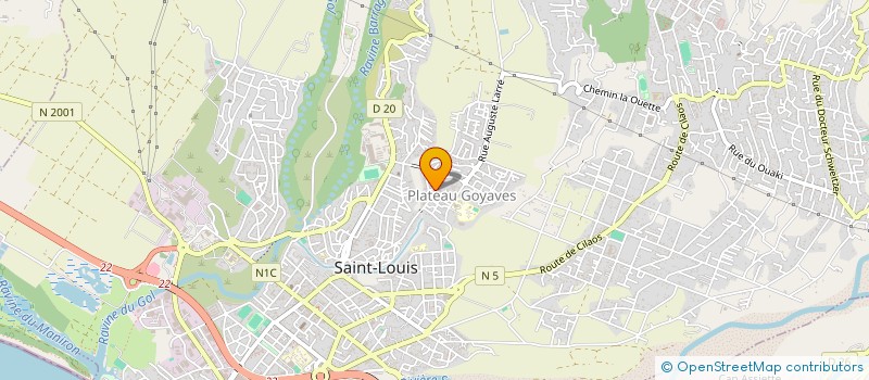 localisation de l'entreprise MONSIEUR ALAIN CARNET  SAINT-LOUIS