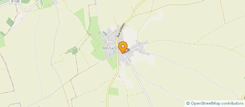 localisation de l'entreprise MONSIEUR ALAIN CARON  MORLANCOURT