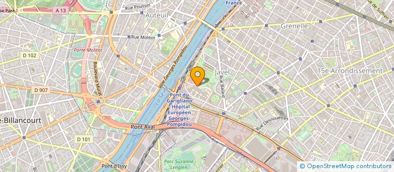 localisation de l'entreprise MONSIEUR ALAIN CARPENTIER à PARIS