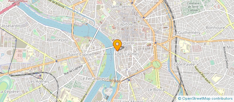 localisation de l'entreprise MONSIEUR ALAIN CARPENTIER  TOULOUSE