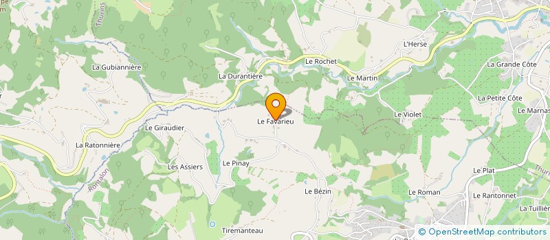 localisation de l'entreprise MONSIEUR ALAIN CARRA  RONTALON