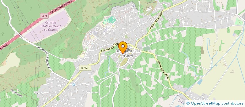 localisation de l'entreprise MONSIEUR ALAIN CARRET  ROCHEFORT-DU-GARD