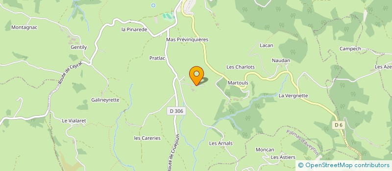 localisation de l'entreprise MONSIEUR ALAIN CARRIERE  LASSOUTS