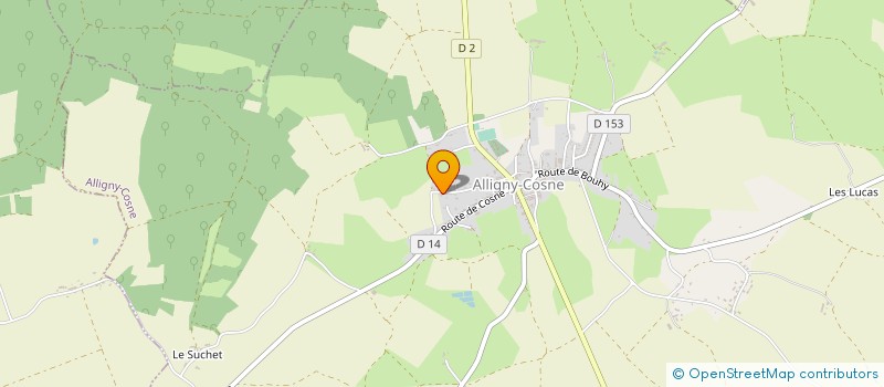 localisation de l'entreprise MONSIEUR ALAIN CARTIER à ALLIGNY-COSNE