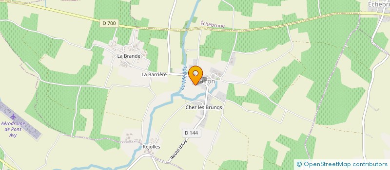 localisation de l'entreprise MONSIEUR ALAIN CARTRON à BIRON