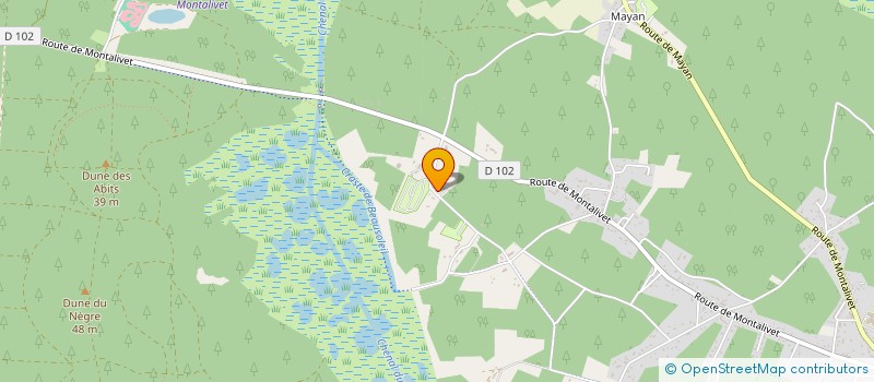 localisation de l'entreprise MONSIEUR ALAIN CASSAGNE à VENDAYS-MONTALIVET