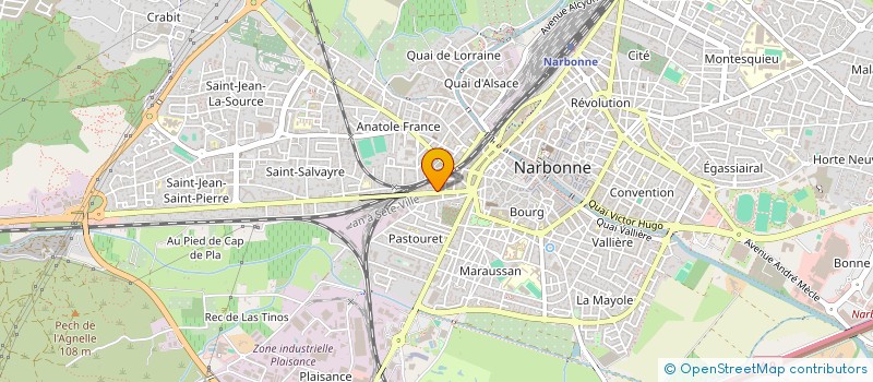 localisation de l'entreprise MONSIEUR ALAIN CASSAN à NARBONNE