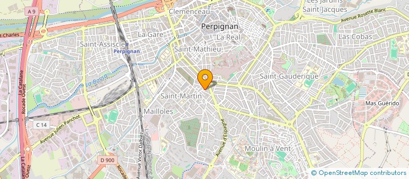 localisation de l'entreprise MONSIEUR ALAIN CASTELLANI  PERPIGNAN