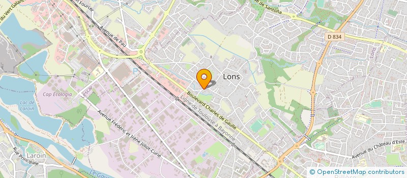 localisation de l'entreprise MONSIEUR ALAIN CASTERAN à LONS