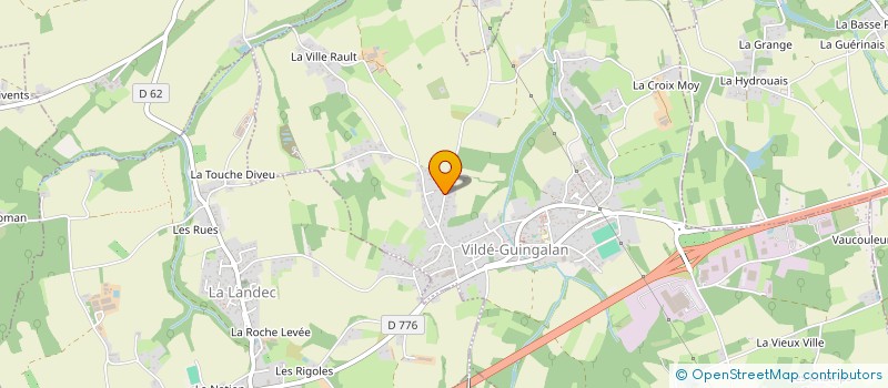 localisation de l'entreprise MONSIEUR ALAIN CASTEX  VILDE-GUINGALAN