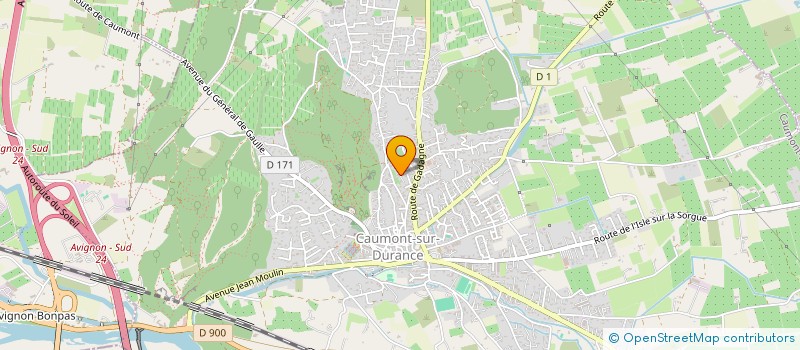 localisation de l'entreprise MONSIEUR ALAIN CATELAN  CAUMONT-SUR-DURANCE