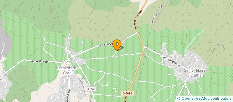 localisation de l'entreprise MONSIEUR ALAIN CATHEBRAS  ARGILLIERS