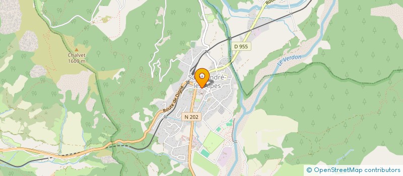 localisation de l'entreprise MONSIEUR ALAIN CATRY à SAINT-ANDRE-LES-ALPES