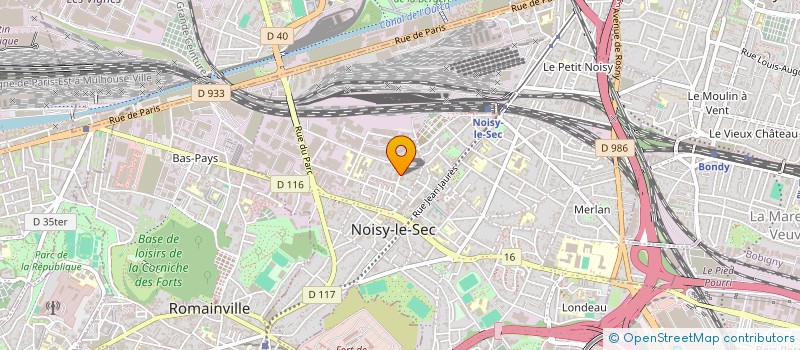 localisation de l'entreprise MONSIEUR ALAIN CAVAILLE à NOISY-LE-SEC