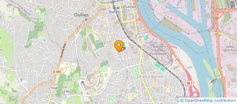 localisation de l'entreprise MONSIEUR ALAIN CAVALLERA  OULLINS-PIERRE-BENITE