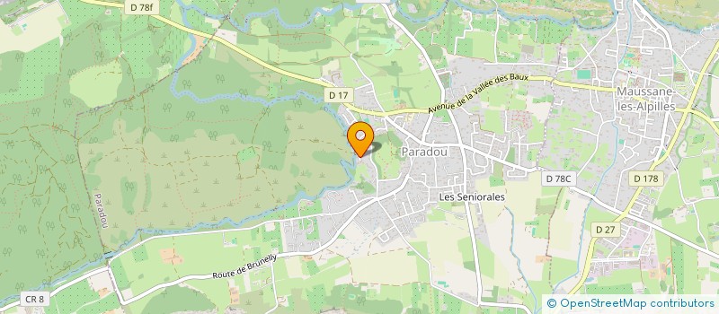 localisation de l'entreprise MONSIEUR ALAIN CAVENAGO  PARADOU