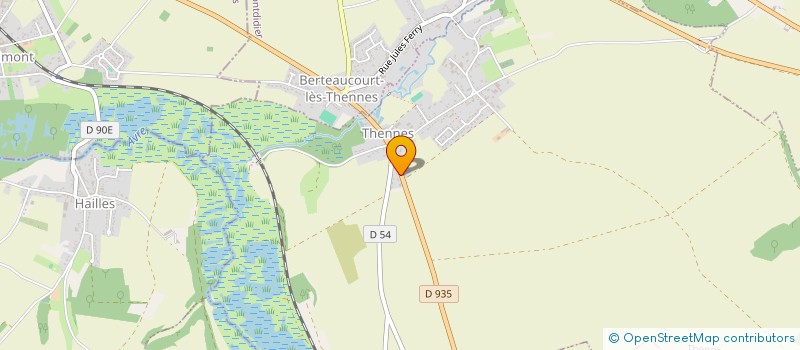 localisation de l'entreprise MONSIEUR ALAIN CAVILLON  DOMART-SUR-LA-LUCE