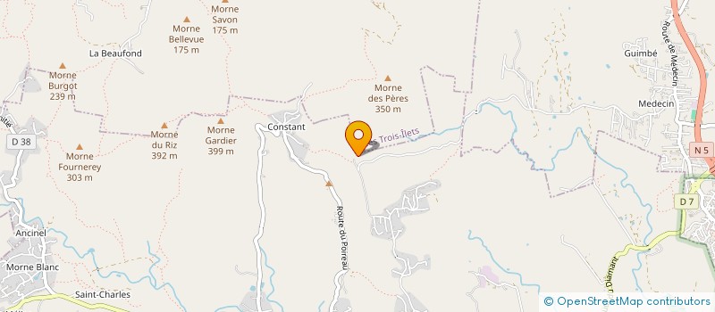 localisation de l'entreprise MONSIEUR ALAIN CAZANAS SANTOVENIA  LE DIAMANT