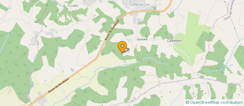 localisation de l'entreprise MONSIEUR ALAIN CAZANAVE  SALLESPISSE