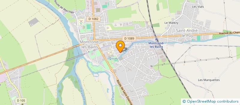 localisation de l'entreprise MONSIEUR ALAIN CAZENAVE  MONTROND-LES-BAINS