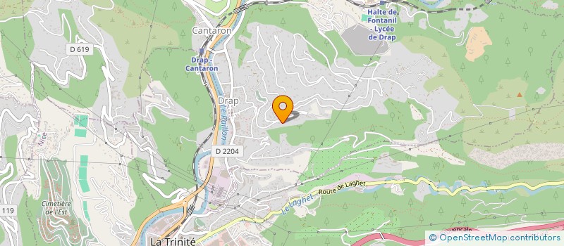 localisation de l'entreprise MONSIEUR ALAIN CECCHI  DRAP