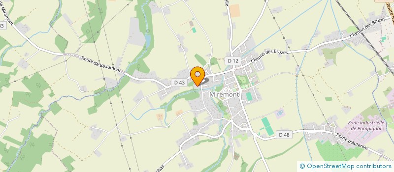 localisation de l'entreprise MONSIEUR ALAIN CEDIOLI  MIREMONT