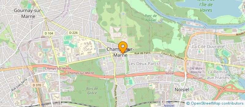 localisation de l'entreprise MONSIEUR ALAIN CELLE à CHAMPS-SUR-MARNE